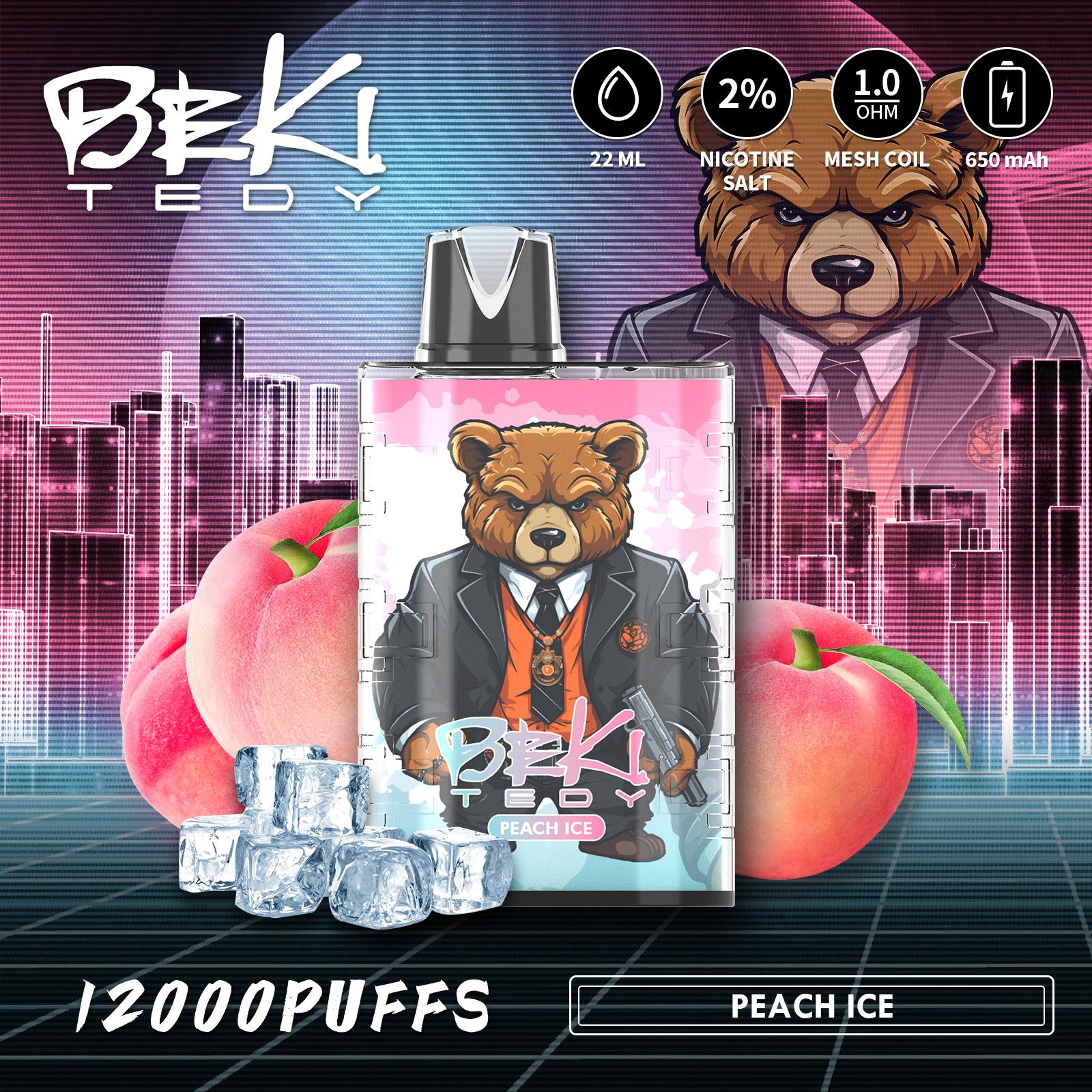 Beki Tedy 12000 Caladas Vape Desechable (Caja de 10)