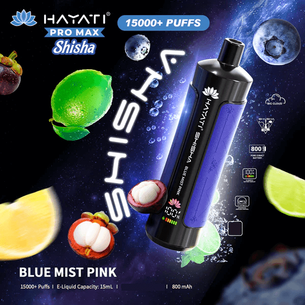 Hayati Shisha 15000 Caladas Vape Desechable