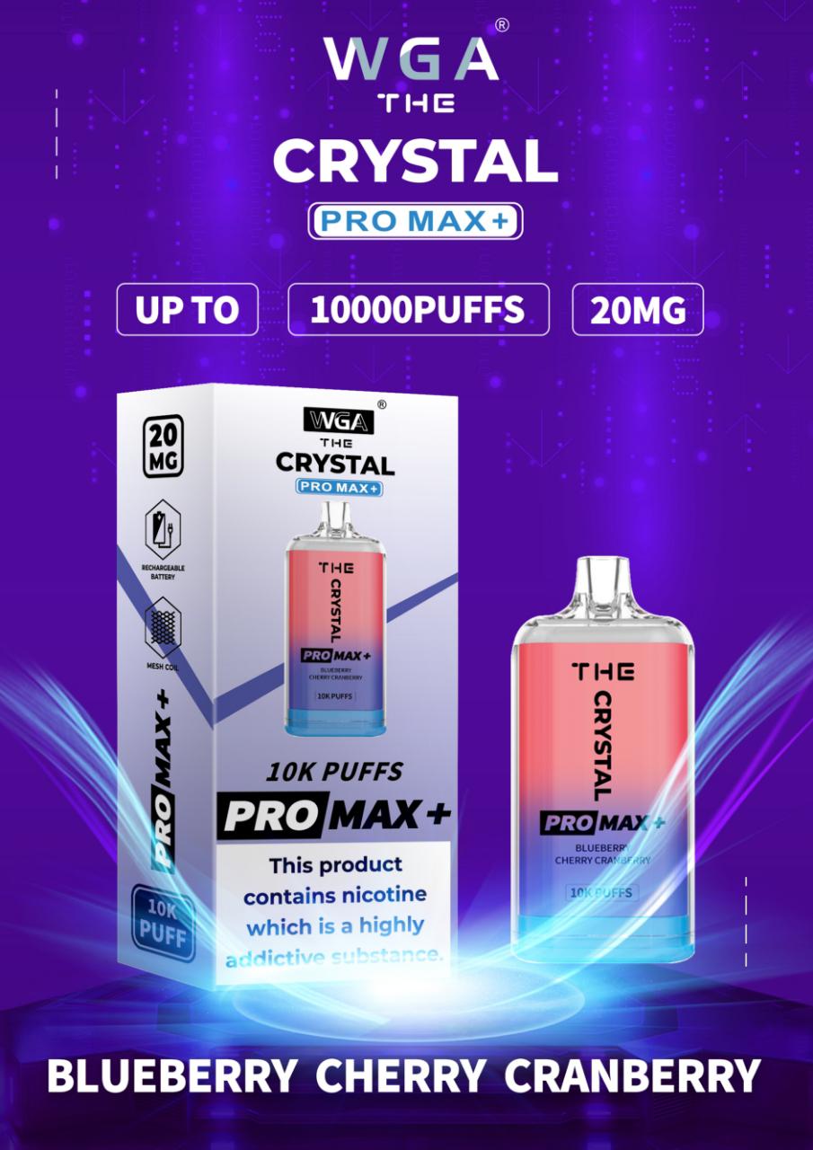 The Crystal Pro Max + 10000 Vape Desechable (Caja de 10)