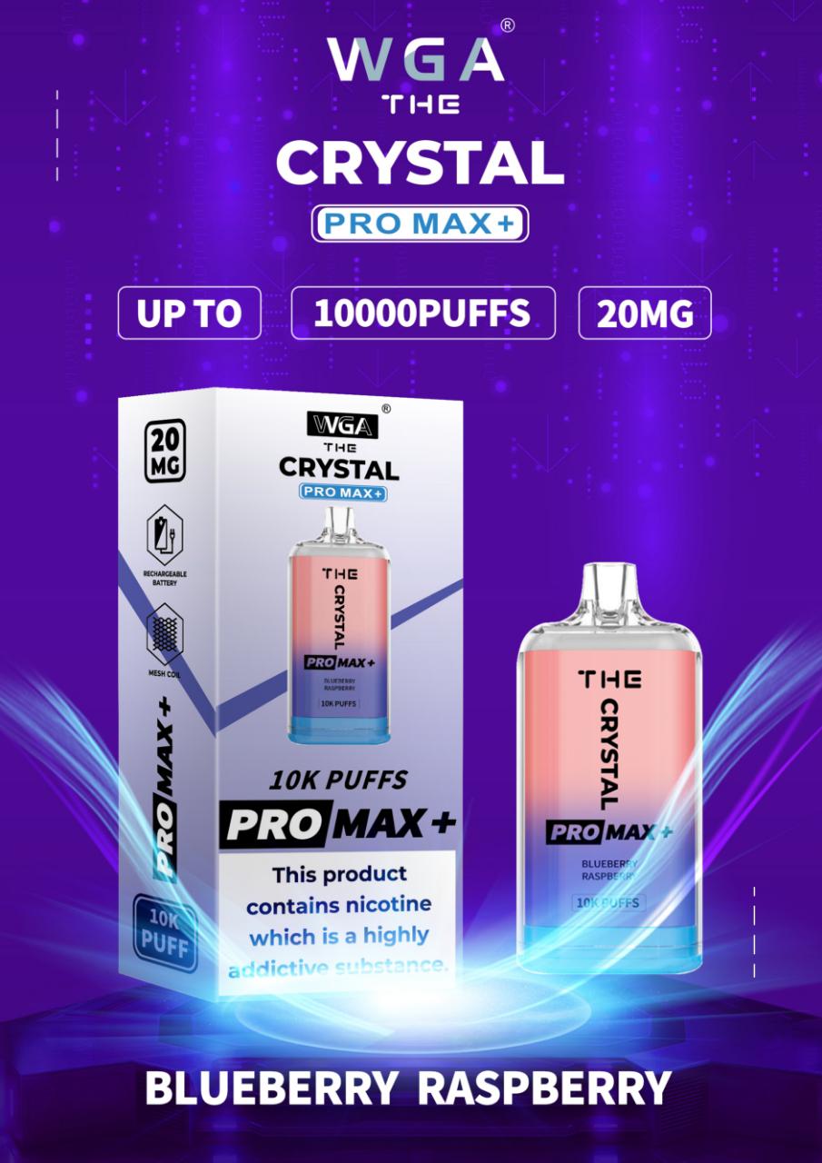 The Crystal Pro Max + 10000 Vape Desechable (Caja de 10)