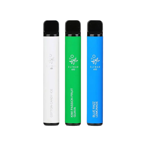 Elf Bar 600 Caladas Vape Desechable - 0% Nicotine (Caja de 10)