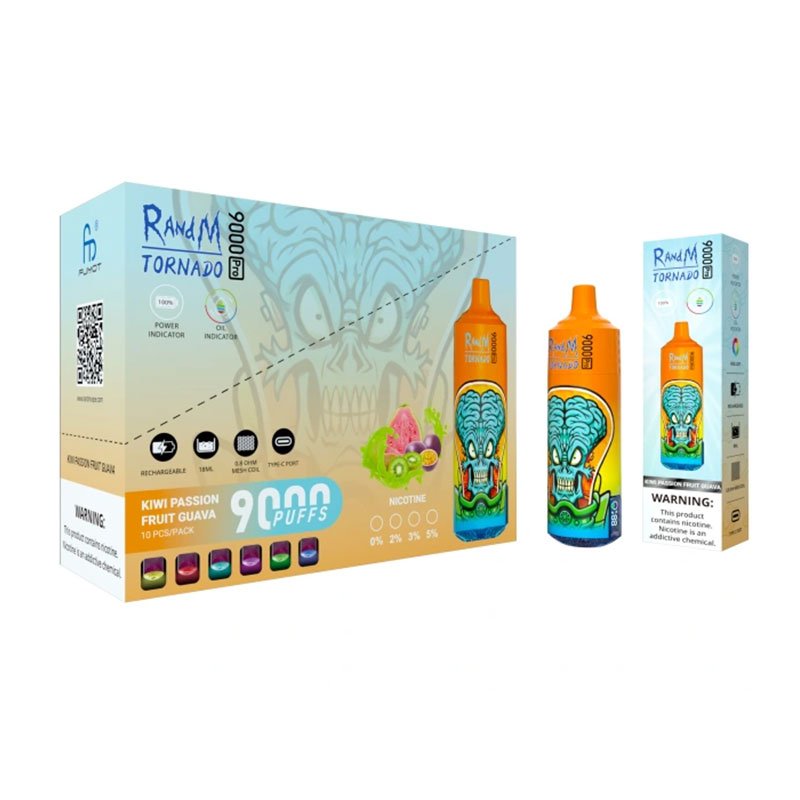 Randm Tornado 9000 Pro Caladas Vape Desechable (Caja de 10)