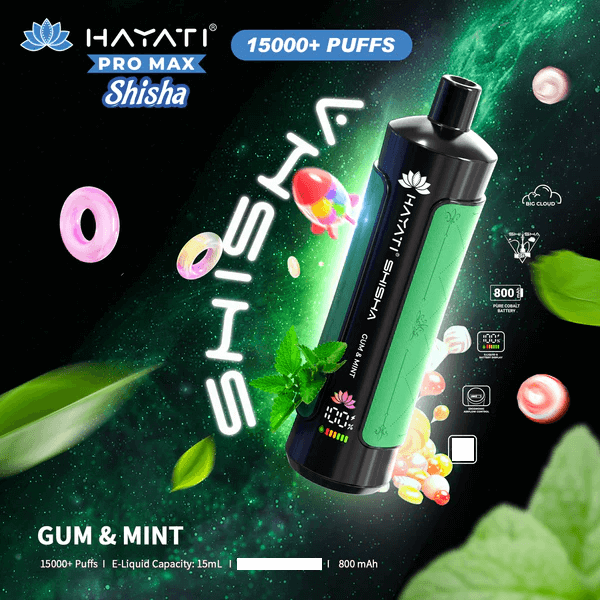 Hayati Shisha 15000 Caladas Vape Desechable