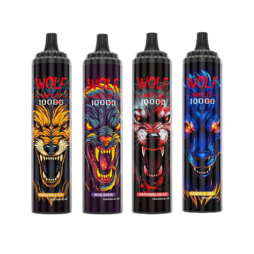 JNR Wolf Niplo 10000 Caladas Vape Desechable (Caja de 10)