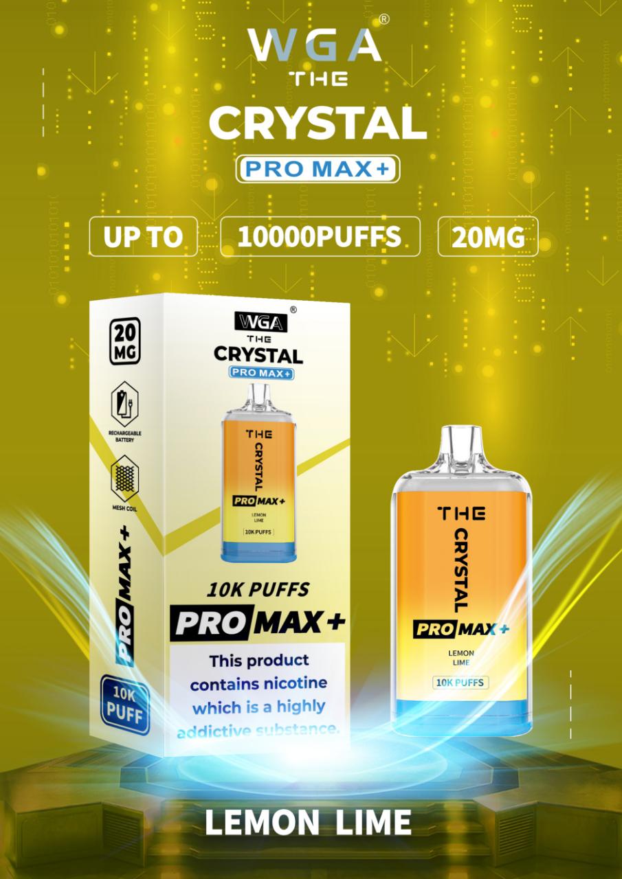 The Crystal Pro Max + 10000 Vape Desechable (Caja de 10)