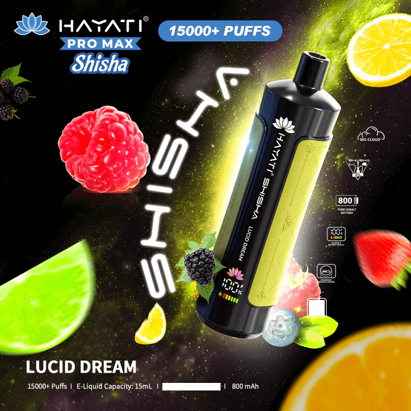 Hayati Shisha 15000 Caladas Vape Desechable