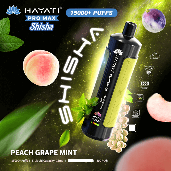 Hayati Shisha 15000 Caladas Vape Desechable