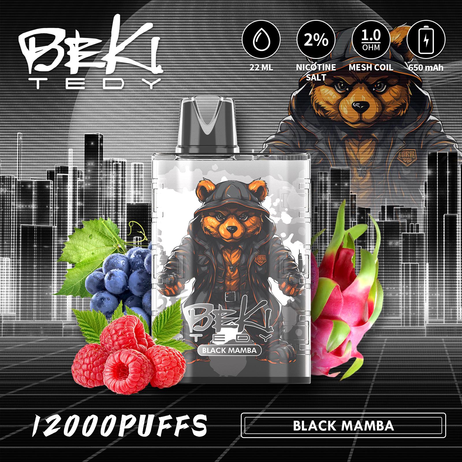 Beki Tedy 12000 Caladas Vape Desechable (Caja de 10)