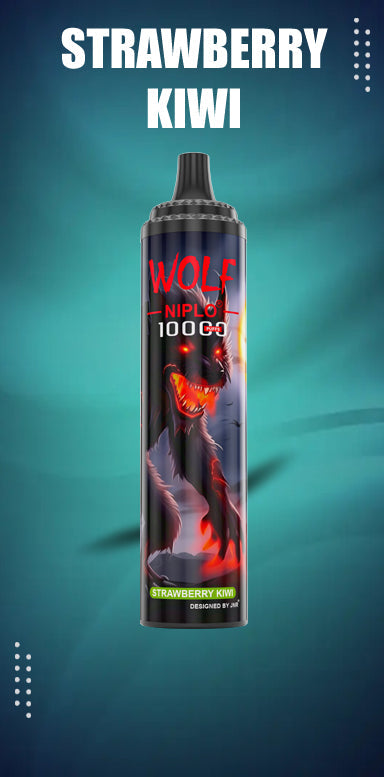 JNR Wolf Niplo 10000 Caladas Vape Desechable (Caja de 10)