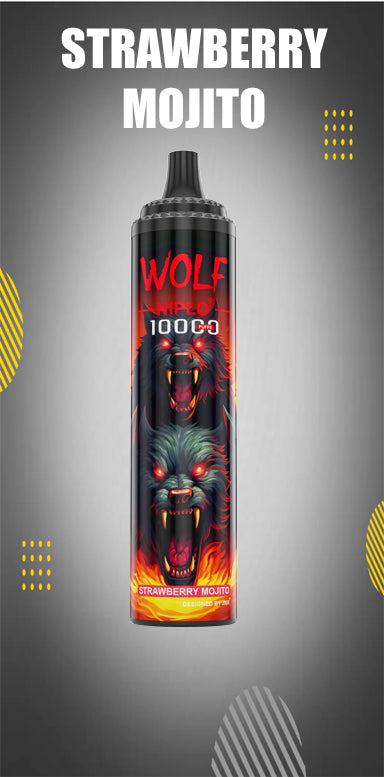 JNR Wolf Niplo 10000 Caladas Vape Desechable (Caja de 10)