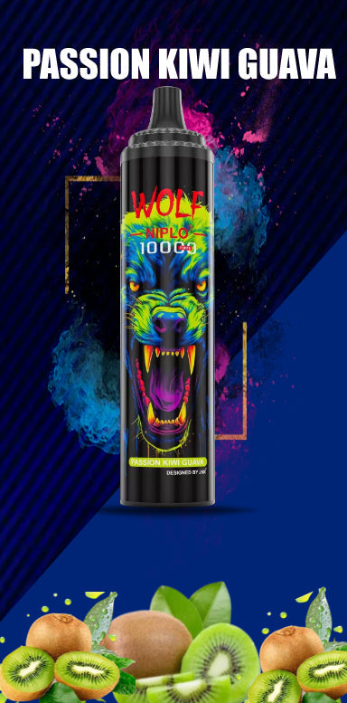 JNR Wolf Niplo 10000 Caladas Vape Desechable (Caja de 10)