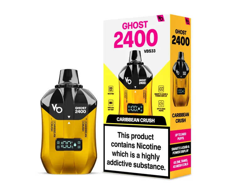 Ghost 2400 Caladas Vape Desechable (Caja de 5)