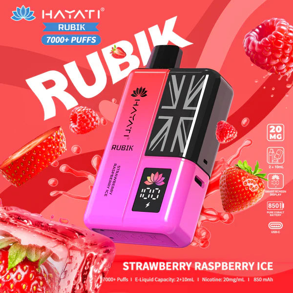 Hayati Rubik 7000 Puffs Disposable Vape (Box of 10)