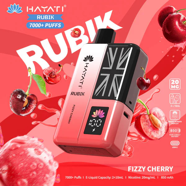 Hayati Rubik 7000 Puffs Disposable Vape (Box of 10)