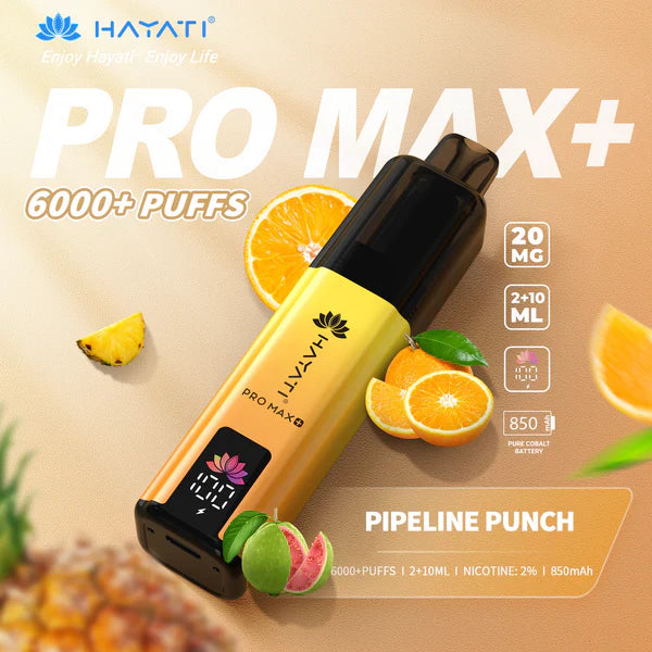 Hayat Pro Max+ 6000 Puffs Disposable Vape