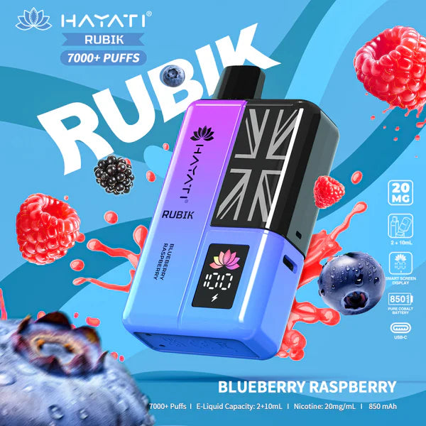 Hayati Rubik 7000 Puffs Disposable Vape (Box of 10)