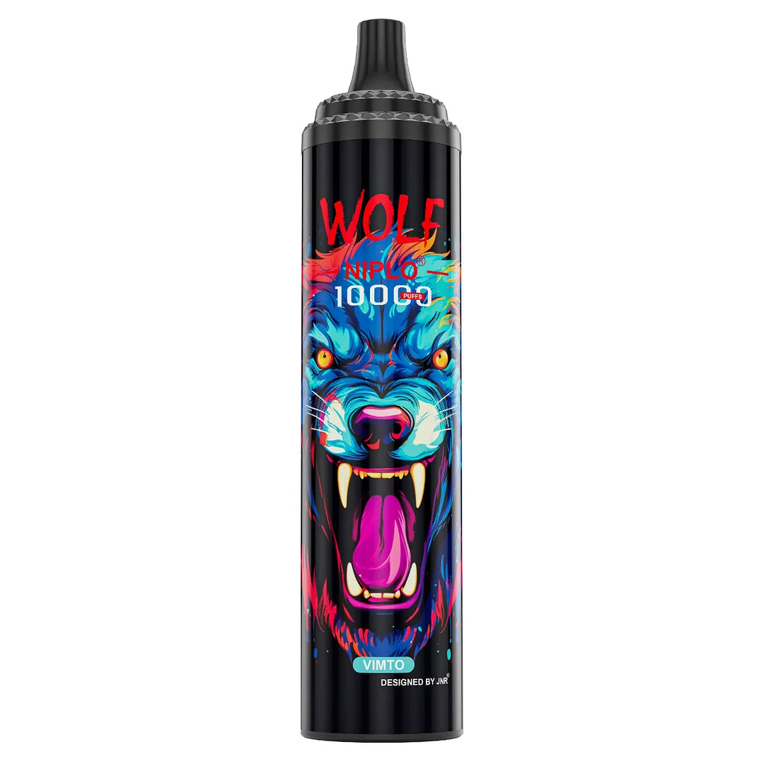 JNR Wolf Niplo 10000 Caladas Vape Desechable (Caja de 10)